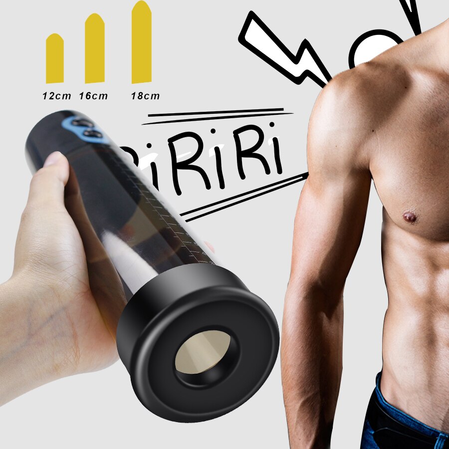 Automatic Penis Enlargement exercise tools Vibrator for Men Electric Penis Extend Vacuum Train Pump Male Masturbator Sex Toy